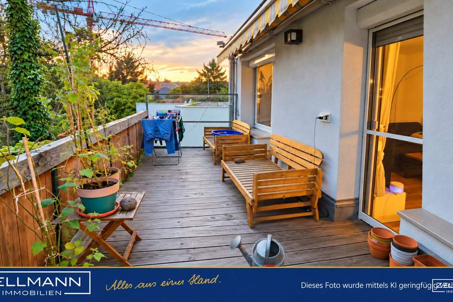 MAUER-LIEBE! Sonnige Maisonette mit Terrasse, Grünblick & Wärmepumpe | ZELLMANN IMMOBILIEN, Wohnung-kauf, 499.000,€, 1230 Wien 23., Liesing
