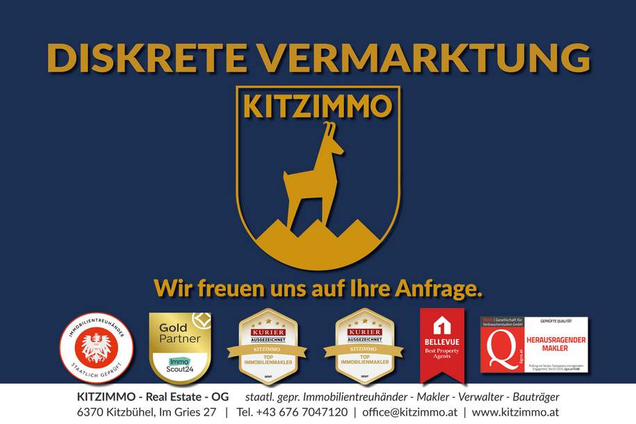 Hausanteil mit exklusiven 2 Wohnungen, Haus-kauf, 1.490.000,€, 6372 Kitzbühel