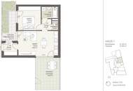 Erstbezug – moderne 2-Zimmer-Wohnung mit Eigengarten