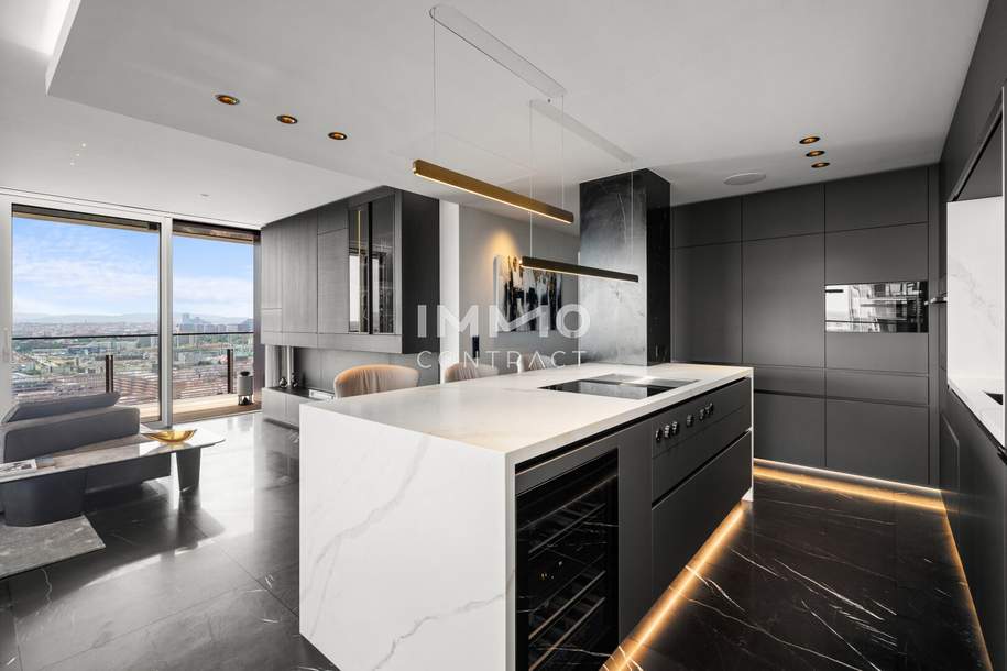 Ein Meisterwerk der Innenarchitektur und Technik : Penthouse mit Blick über ganz Wien, Wohnung-kauf, 3.730.000,€, 1030 Wien 3., Landstraße