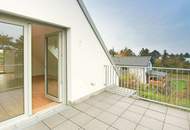 Traumhafte DG-Wohnung in Ruhelage, 2 Terrassen und Grünblick | optionale Dachterrasse