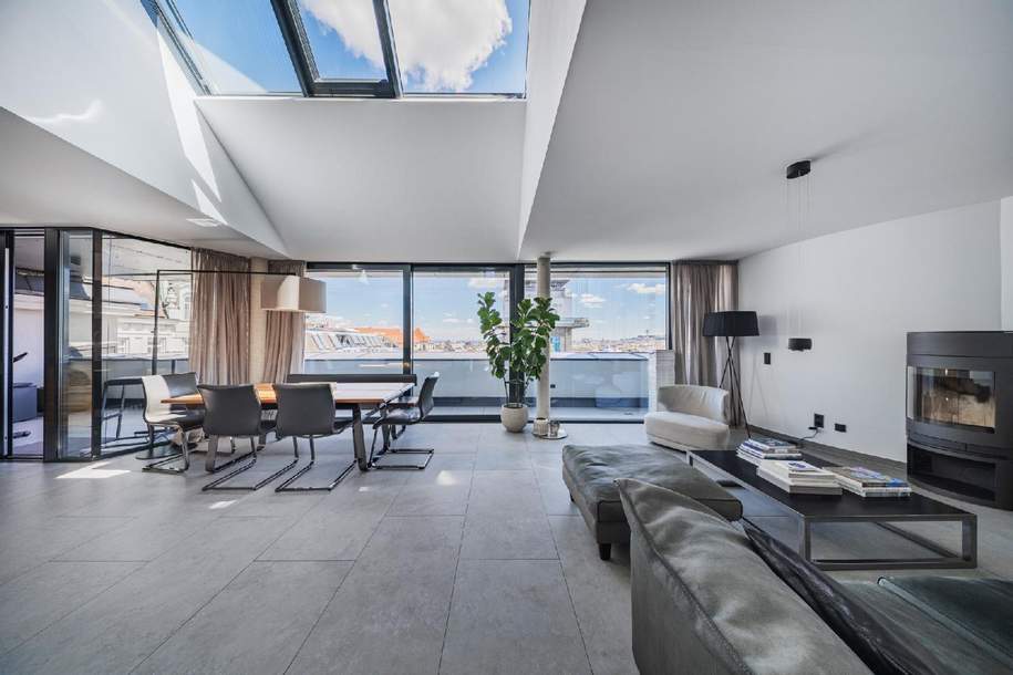 Exklusive Penthouse-Maisonette mit Panoramablick – Direkt am Haus des Meeres!, Wohnung-kauf, 2.250.000,€, 1060 Wien 6., Mariahilf