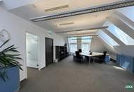 Modernes Dachgeschossbüro | voll Möbliert | Nähe Innenstadt & Augarten