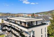 Penthouse-Flair über den Dächern von Wolfsberg im Schwarzautal mit beeindruckender Dachterrasse