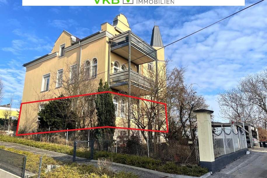 Charmante Altbauwohnung mit Eigengarten und Villenflair in Leonding!, Wohnung-kauf, 485.000,€, 4060 Linz-Land