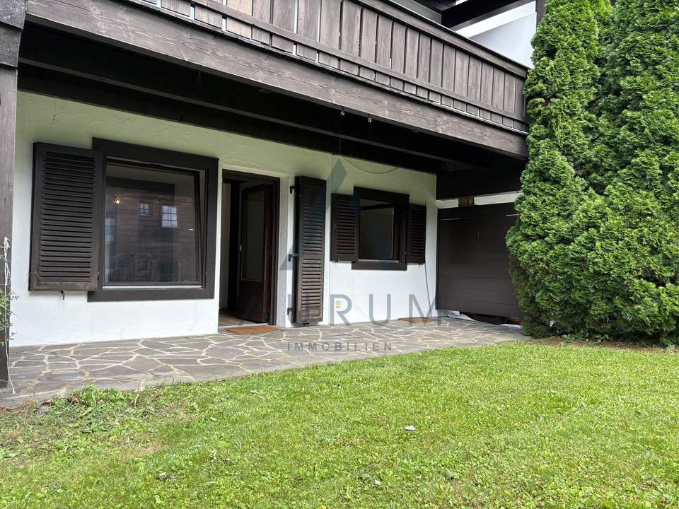 Miete: Zentrale Gartenwohnung mit Freizeitwohnsitz