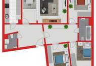 "4 Zimmer -Wohnung mit 2 Terrassen!"