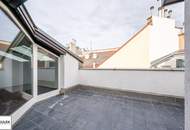 3 Zimmer-DG-Wohnung mit 2 hofseitigen Terrassen nahe Oper