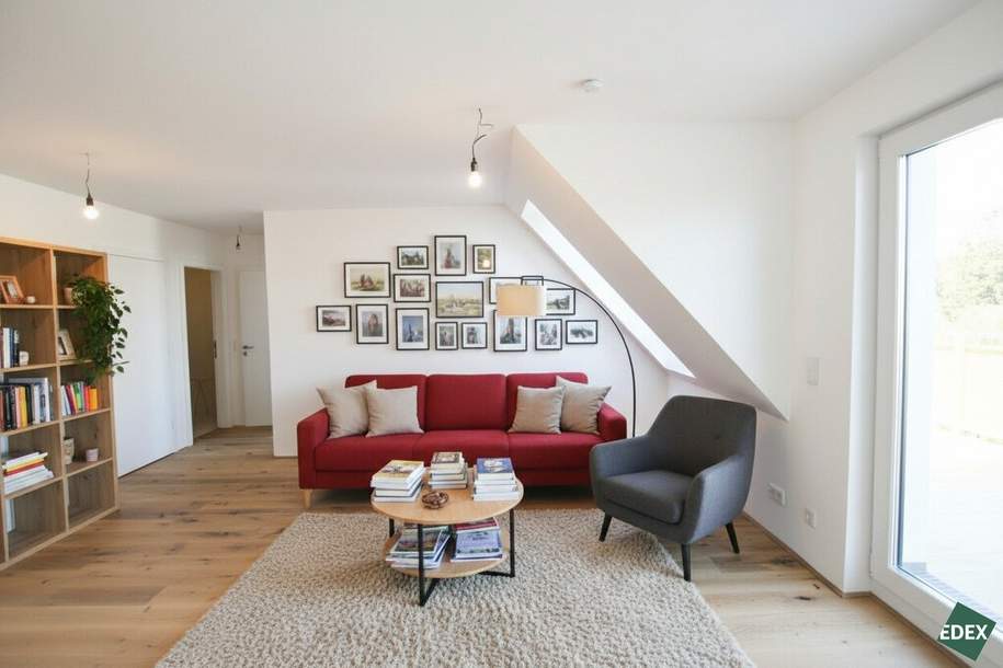 Schöne 2-Zimmer-Wohnung mit 14,5 m² großer Terrasse und Garagenplatz, Wohnung-miete, 959,00,€, 1220 Wien 22., Donaustadt