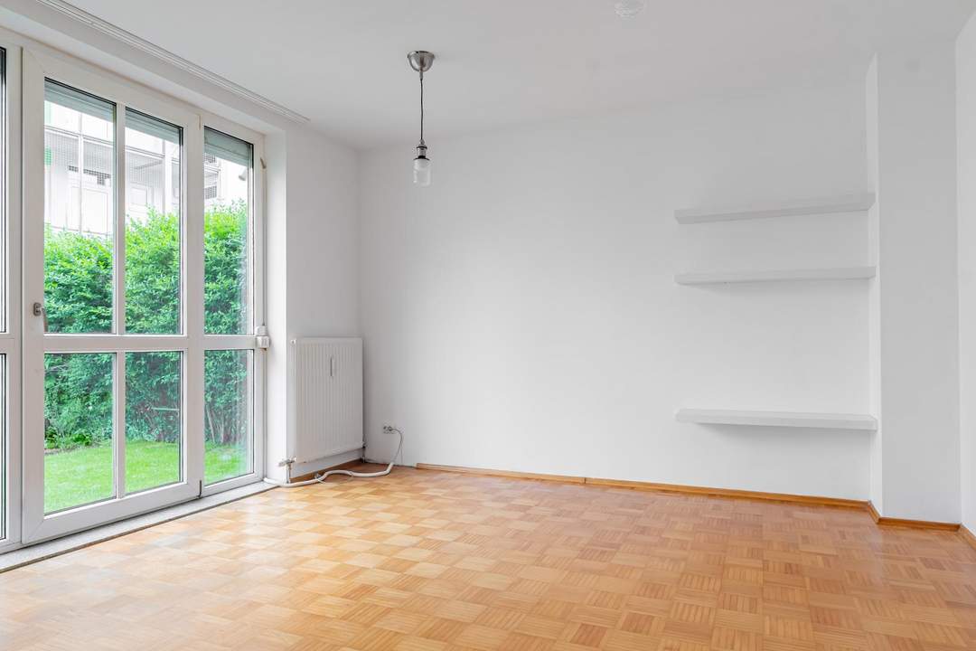 Gartenwohnung für Anleger und Singles am Pleschinger See