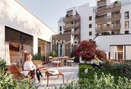 ERSTBEZUG mit großer Terrasse im Innenhof – moderne 2-Zimmer-Wohnung