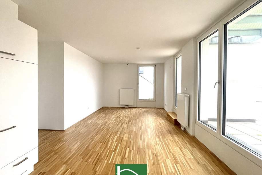 Living Garden - Wohnen mit direktem Seeblick in der Seestadt! Riesige Terrasse und atemberaubender Ausblick inklusive - JETZT ANFRAGEN, Wohnung-miete, 928,55,€, 1220 Wien 22., Donaustadt