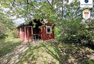 Hinaus in die Natur! Presshaus und Holzhütte mit großem Garten