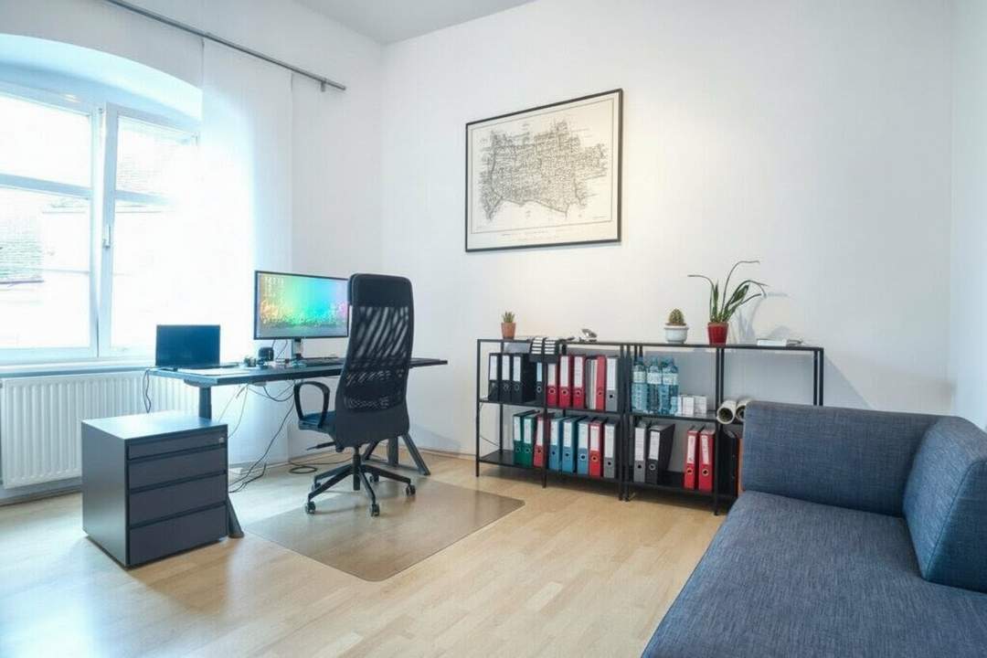 ALL INCL. MIETE + PROVISIONSFREI: ca. 14m² Büro + Gemeinschaftsräume! inkl. Besprechungsräume, Internet, Reinigung, Heizung, Parkplatz etc.!