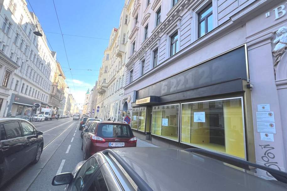 LOKAL mit Auslagefront – Sichtbarkeit garantiert - 1070 WIEN, Gewerbeobjekt-miete, 2.270,52,€, 1070 Wien 7., Neubau