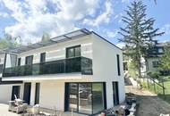 AKTIONSPREIS! Exklusive Doppelhaushälften inkl. Terrasse/Garten + Balkon! TRAUMAUSBLICK auf Burg Liechtenstein! SCHLÜSSELFERTIG!