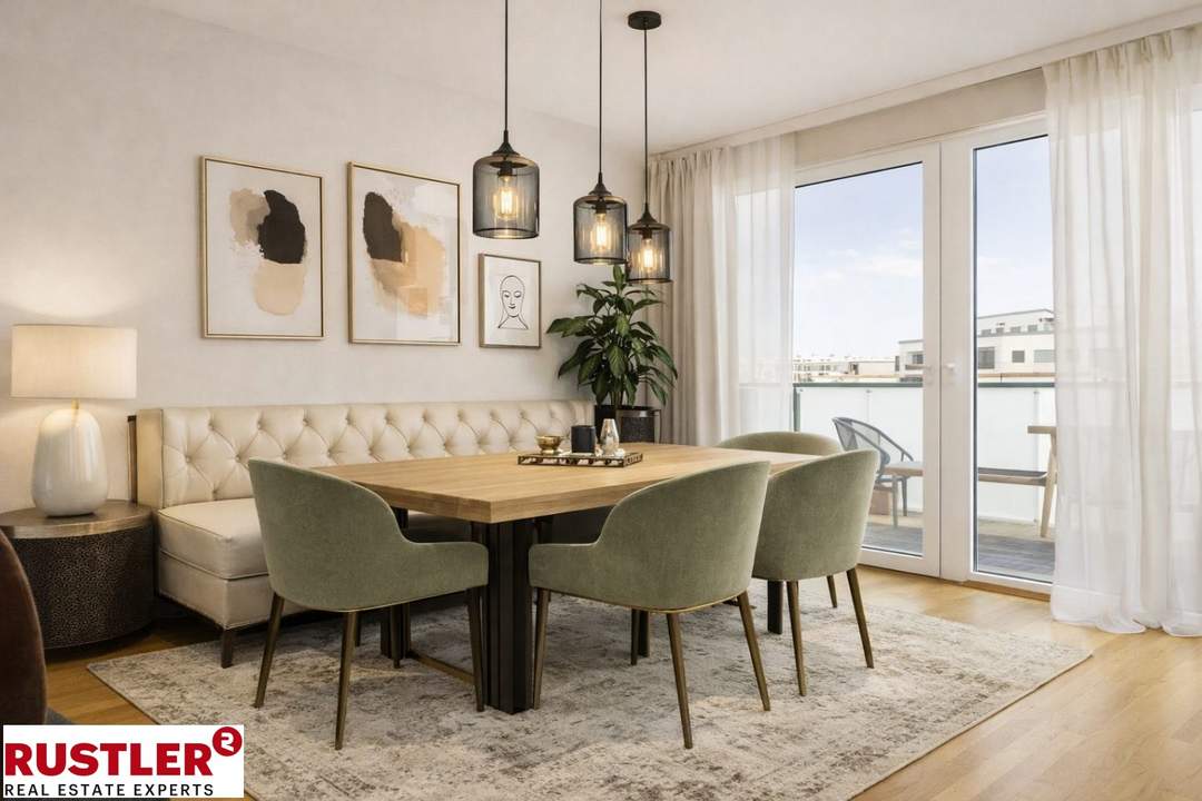 Exklusives Penthouse mit spektakulären Freiflächen nahe Prater &amp; UNO-City