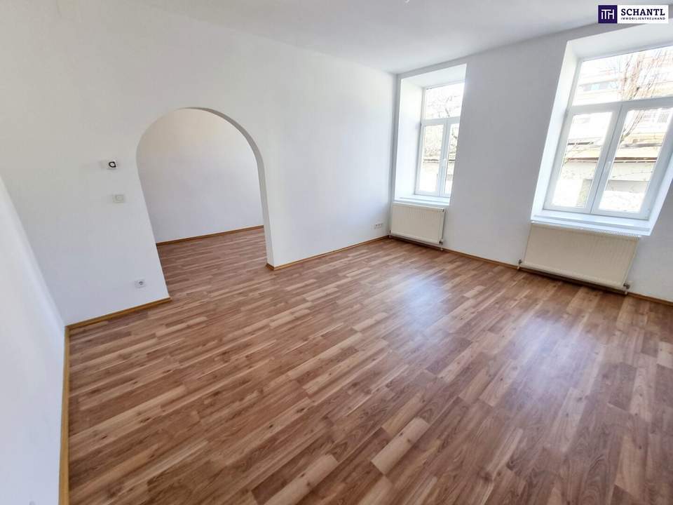 Kompakt, Charmant, Citynah, Grünblick, U-Bahn ums Eck! Gemütliche Kleinwohnung im ruhigen Hoftrakt mit Grünblick! 2 toll aufgeteilte Zimmer + Angenehme Ruhelage in 1030 Wien + Schönes Altbauhaus!