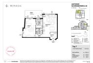 Charmante 2 Zimmer Wohnung mit Blick auf die Weingärten