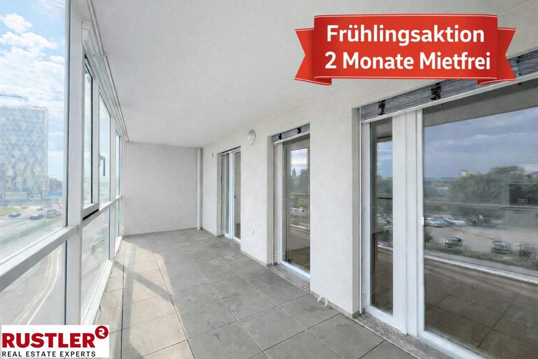 Nur kurze Zeit | 2 MONATE MIETFREI - 2-Zimmer-Wohnung mit Loggia