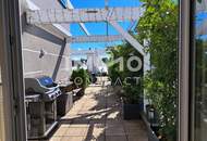 AUßERGEWÖHNLICHE DACHGESCHOSSWOHNUNG mit XL- Terrasse und XL Garagenplatz- Topzustand- Top Preis in 1130 Wien !