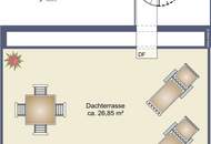2-Zimmer-Wohnung mit Balkon und Terrasse