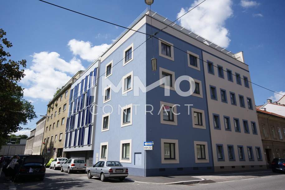 Parklage in Floridsdorf: Zwei-Zimmerwohnung mit Garagenplatzmöglichkeit Demmergasse 7 Top 9!, Wohnung-miete, 975,57,€, 1210 Wien 21., Floridsdorf