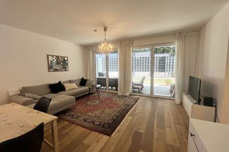Wohnen im Grünen – Moderne Gartenwohnung nahe Böhmischen Prater, Wohnung-miete, 1.590,00,€, 1100 Wien 10., Favoriten