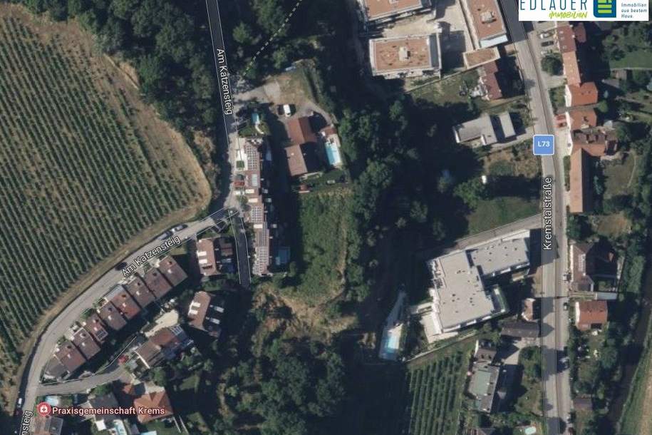 Grundstück in traumhafter Aussichtslage - Unverbaubarer Weitblick, Grund und Boden-kauf, 890.000,€, 3500 Krems an der Donau(Stadt)
