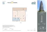 DC2 Tower: Erstbezug inkl. 16m2 Loggia - 40. Etage SKY RESIDENCES