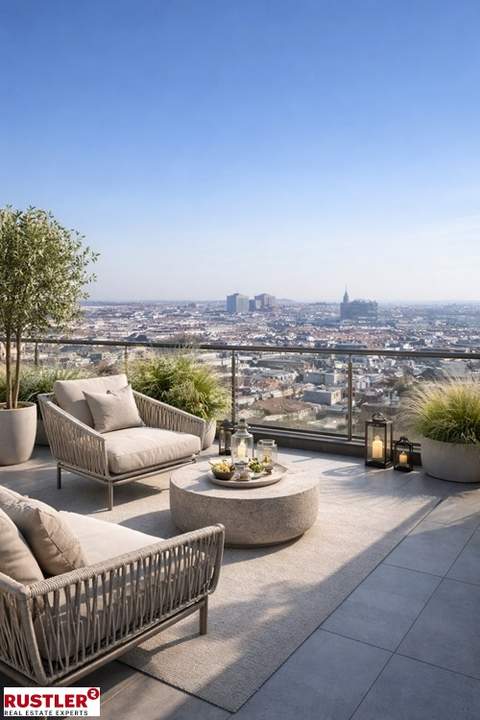 Erstbezug am Tivoli | Dachterrassenwohnung mit atemberaubenden Fernblick | Sommer 2026