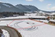 Sonniges Baugrundstück mit Bebauungsstudie für 6 Wohneinheiten in attraktiver Lage von Kössen