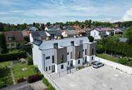 Fertiggestellt & bezugsbereit | 5-Zimmer Neubau-Reihenhaus mit ca. 50m² Eigengarten | Hofruhelage | Luftwärmepumpe