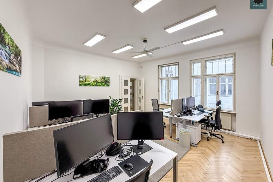 Bestlage! Repräsentatives Büro mit Balkon an Topadresse nahe Stephansdom!, Gewerbeobjekt-miete, 5.371,36,€, 1010 Wien 1., Innere Stadt