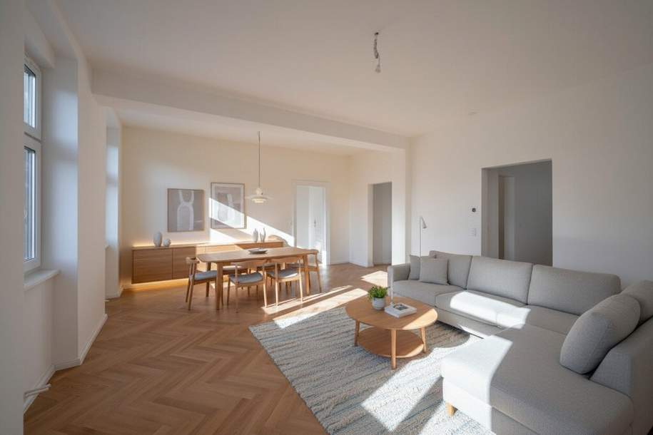 ++NEU++ Fantastische 3-Zimmer Altbauwohnung – Generalsaniert & Stilvoll, Wohnung-kauf, 549.000,€, 1070 Wien 7., Neubau