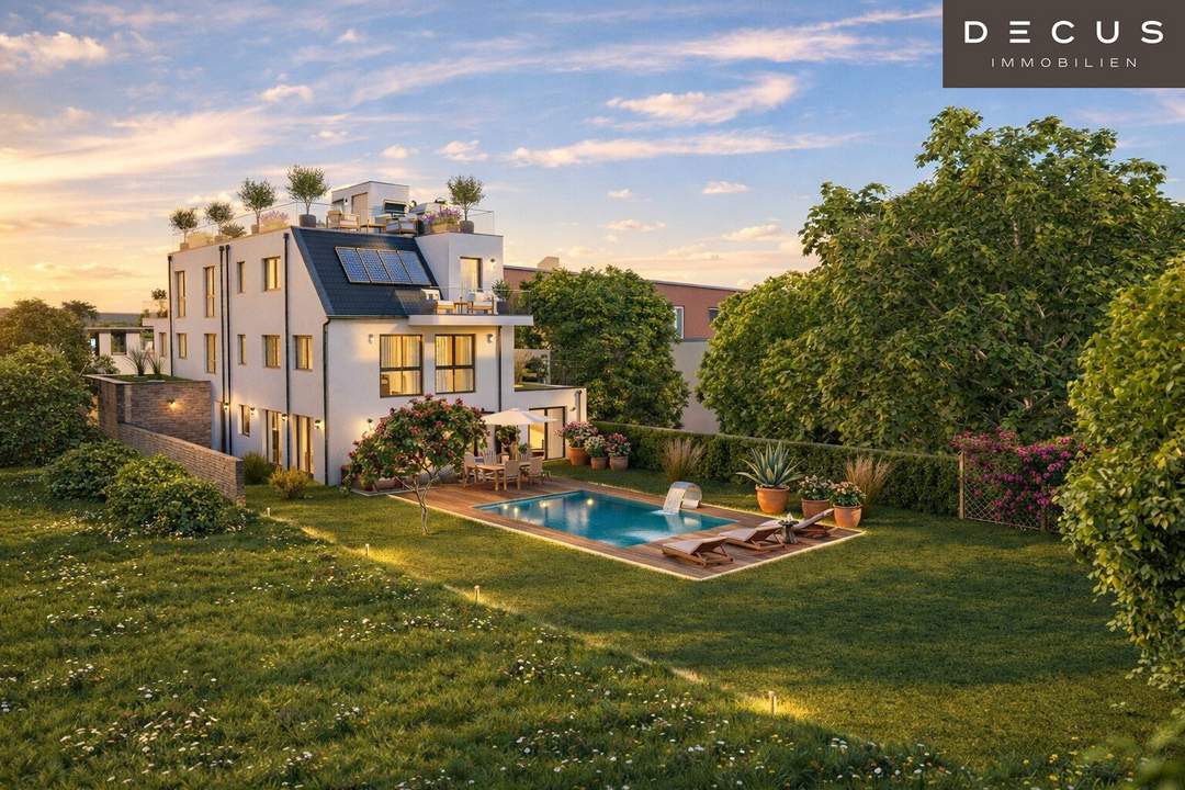 Bestlage bei U1 &amp; Alte Donau | Bewilligtes Doppelhaus-Projekt | Sofort starten | Unbefristeter Pachtgrund