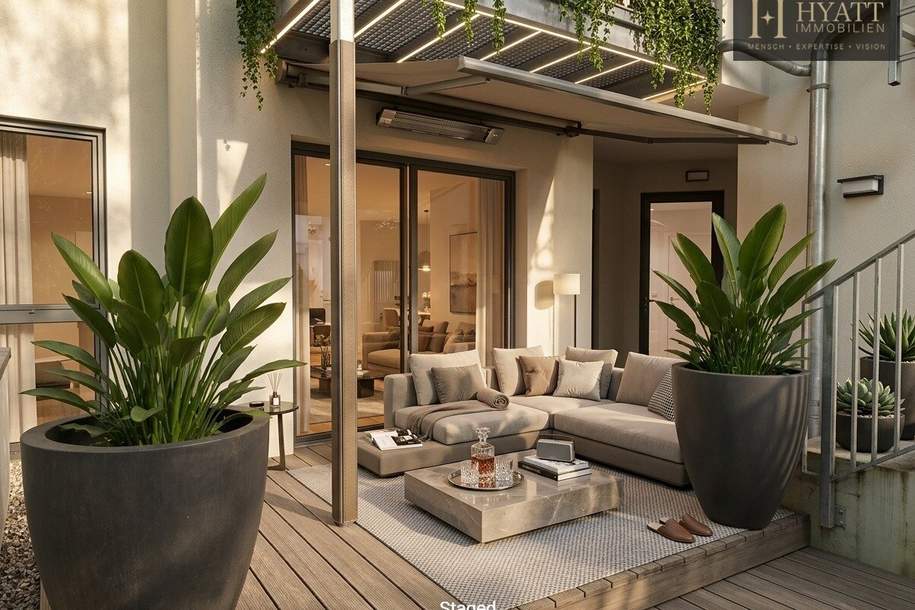 Ruheoase mit großzügigem Eigengarten und Terrasse – Hochwertiger Neubau nahe Währinger Straße & Volksoper, Wohnung-kauf, 385.000,€, 1180 Wien 18., Währing