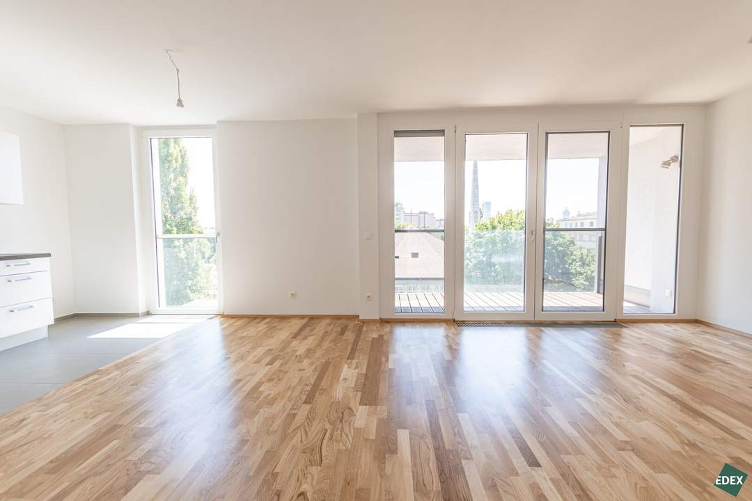 Attraktive 2-Zimmer-Wohnung mit Loggia und inkl. Garagenplatz nahe Klinik Floridsdorf - ideal für Singles
