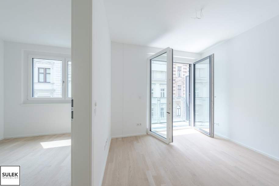 JETZT VORMERKEN: 2-Zimmer Neubauwohnung in der Kaiserstraße 82 * ab 1.12 verfügbar *, Wohnung-miete, 1.099,23,€, 1070 Wien 7., Neubau