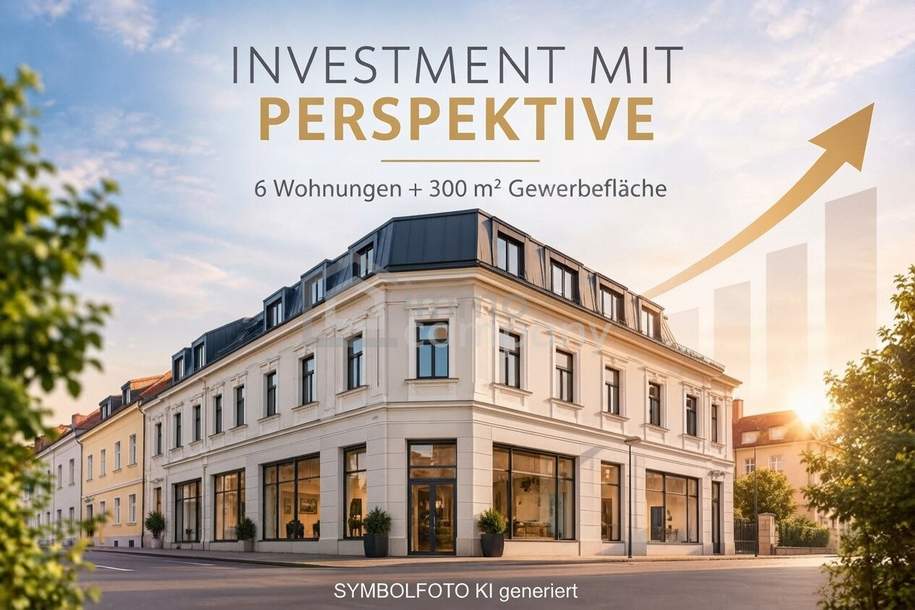 WOHNEN & GEWERBE – EIN INVESTMENT MIT POTENZIAL, Gewerbeobjekt-kauf, 1.500.000,€, 2700 Wiener Neustadt(Stadt)