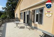 Preisreduktion ! Historisches Herrenhaus im Villenviertel von Baden: ca.450m² WF mit Grundfläche von 1873qm und 17 Zimmern zum Sanieren! (V2 & Schut