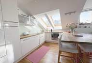 Dachgeschoss mit Terrasse - Ausblick auf die Gloriette