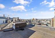 Luxuriöse Dachgeschosswohnung in toller Lage des 4. Bezirks mit schönem Ausblick über Wien