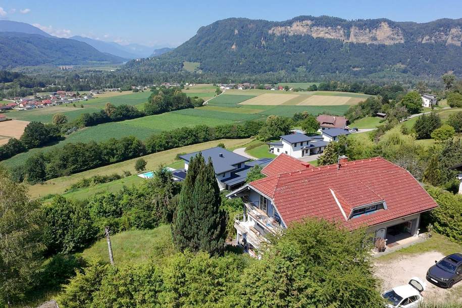 Wohnhaus( Ferienhaus) in traumhafter erhöhter Aussichtslage mit großem sonnigen Grundstück und eigener Quelle, Haus-kauf, 9132 Völkermarkt