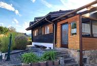 Holzblockhaus mit Garage und Gartenparadies - sonnige Naturoase im Steyrtal/Leonstein