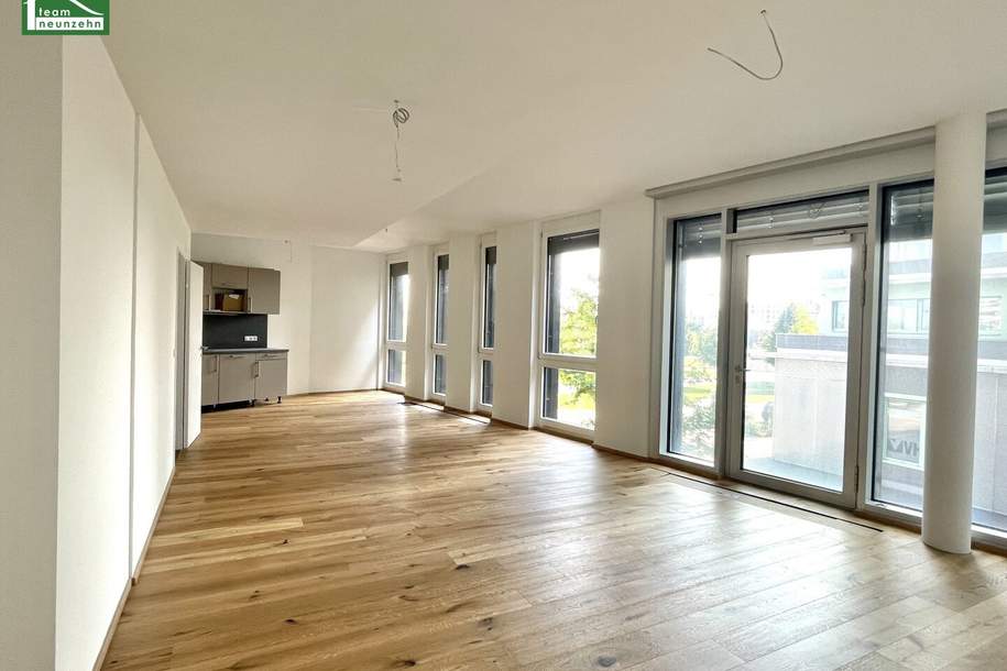 Modernes Büro an der Seepromenade in der Seestadt - inkl. Einbauküche. - WOHNTRAUM, Gewerbeobjekt-miete, 748,54,€, 1220 Wien 22., Donaustadt