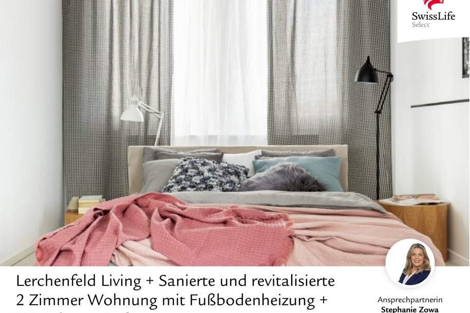 + Lerchenfeld Living + Erstbezug nach Sanierung und Revitalisierung | Fußbodenheizung | PV-Anlage | Luftwärmepumpe | Klimaanlage, Wohnung-kauf, 269.000,€, 1070 Wien 7., Neubau