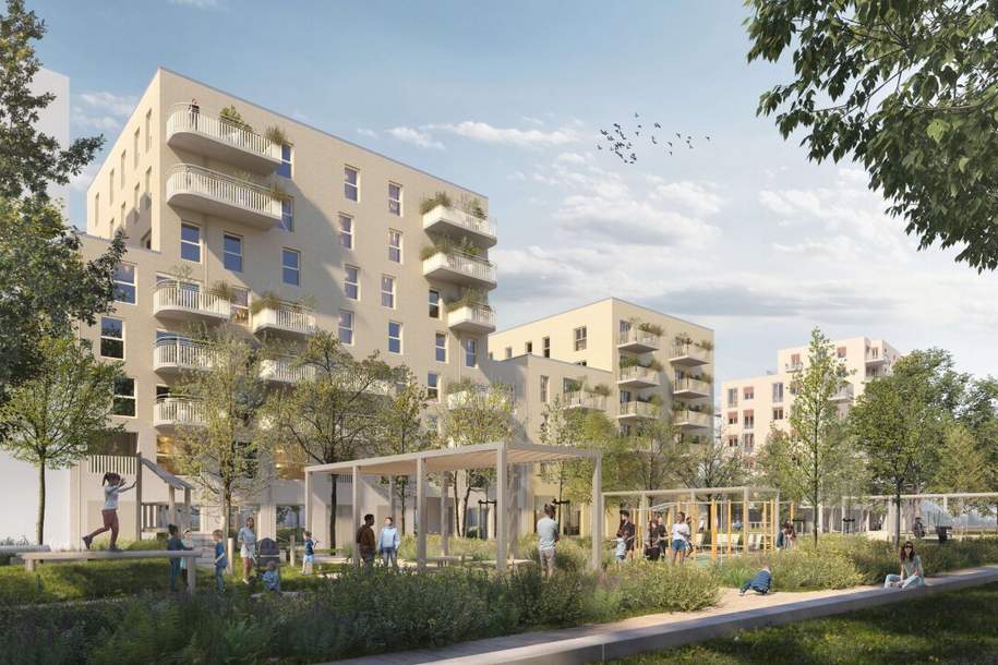 LINARIA - Neues Wohnen mit grünem Herz im Stadtquartier Oberes Hausfeld - YOU2 (T6.02), Wohnung-kauf, 317.800,€, 1220 Wien 22., Donaustadt