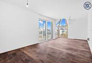 Luftiges Dachgeschoss-Refugium: Atemberaubende 2-Zimmer-Wohnung mit beeindruckender Freifläche