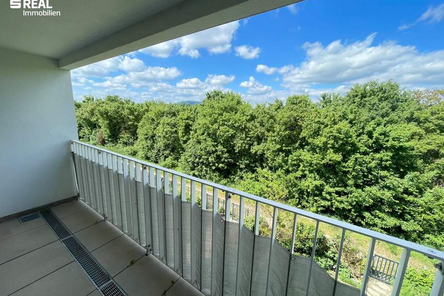 moderne 2 Zimmer-Loggiawohnung in Grünruhelage mit Tiefgaragenplatz, Wohnung-miete, 920,00,€, 1210 Wien 21., Floridsdorf